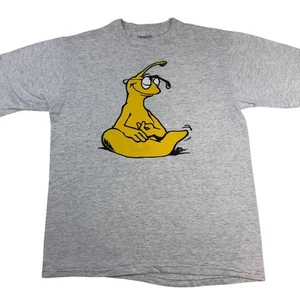 Vintage UCSC Zen Slug T-Shirt - L grau 1980er AllSport USA Meditating Graphic - Bild 1 von 13