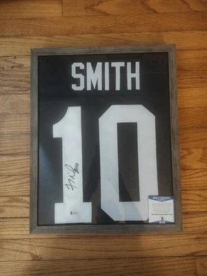 Camiseta Autografiada Troy Smith #10 Ohio State Buckeyes Autenticación Beckett  Foto 1 de 4