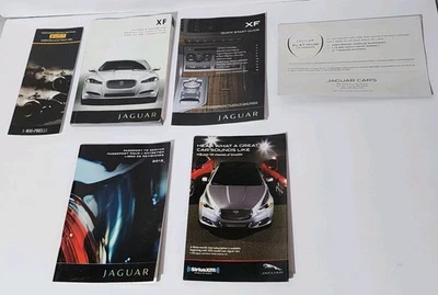 Paquete manual del propietario Jaguar XF 2011-2015 OEM NAVEGACIÓN IMPRESIÓN 2012 Foto 1 de 4