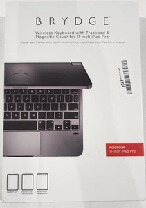Brydge 11 Pro+ Wireless Keyboard w Trackpad for iPad Pro 11-inch 1st/2nd/3rd Gen - Picture 1 of 5
