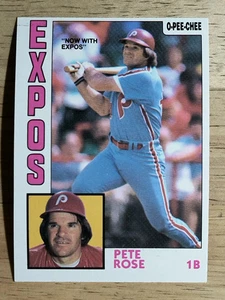 1984 O-Pee-Chee #300 Pete Rose - Bild 1 von 2