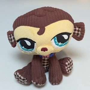 Vintage Hasbro Littlest Pet Shop LPS Sportiest Monkey Plush - Picture 1 of 4