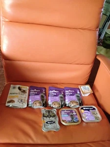 katzenfutter nass,9 Portionen ,verschiedene Sorten - Bild 1 von 4