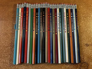 Faber Castell 70’s NFL Pencils, Near Complete Set, 26 Of 28 Teams - Picture 1 of 6