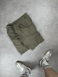 Vintage Nike Cargo Nylon Short Y2K Multipocket Hype Style Men’s Size S - Picture 1 of 11