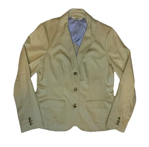 Giacca blazer LL Bean donna piccolo reg tre bottoni beige tasca classica - Foto 1 di 7