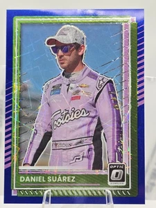 2025 Donruss Optic NASCAR Racing - #8 Daniel Suarez - Blue Velocity Prizm - Picture 1 of 2