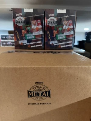 2025 Leaf Metal Women of Sport Factory Sealed 10 Box Hobby Case - Image 1 of 4