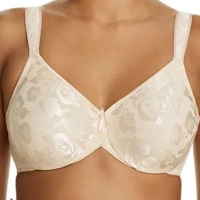 Sutiã feminino Wacoal bege consciência floral figura completa com aro 85567 tamanho 40G - Imagem 1 de 4