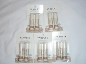 5 confezioni doppie Yardley London balsamo labbra idratante cocco e pera 10 tubi totali - Foto 1 di 1