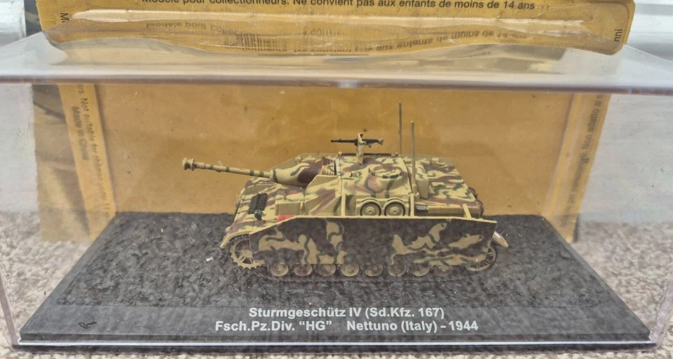 DEAGOSTINI Combat Tank STURMGESCHUTZ IV SD.KFZ.167 ITALY 1944 WW2 1:72 Scale - Image 1 of 1