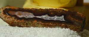 Sierra Madre Purple Passion Agate lapidary heel slab .97 oz - (27 grams) - Picture 1 of 5