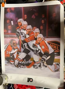 1999 Philadelphia Flyers AutoTHE PINNACLE by Sam Wendell artist proof lithograph - Picture 1 of 5