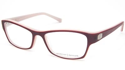 NUEVO MARCO DE GAFAS PRODESIGN DINAMARCA 7636 c.3831 BORGOÑA 53-16-135 B33mm Foto 1 de 4