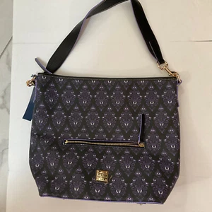 DISNEY Dooney & Bourke Tote -THE HAUNTED MANSION WALLPAPER-NWT - Picture 1 of 6