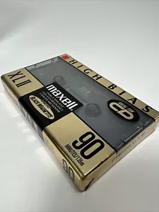 Sealed New. Maxell XL-II 90-minute Blank Audio Cassette High Bias - Picture 1 of 3