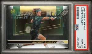 Tarjeta Andrey Rublev tenis cromada Topps 2024 #34 PSA GEM MT 10 - Imagen 1 de 2