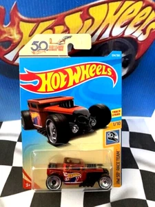 Hot Wheels 2018 HW 50th Race Team 1/10 334 Bone Shaker ORANGE Chrome 50L - Picture 1 of 1