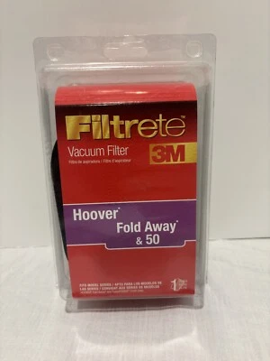 Filtrete Vacuum Filter 64801A & 64801Q Hoover Fold Away & 50 Filter NEW - Image 1 of 4