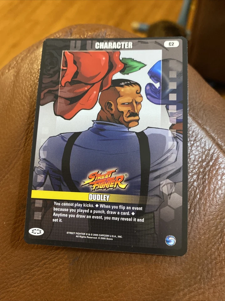 Tarjeta coleccionable Street Fighter Epic Battles personaje C2 Dudley Foto 1 de 2