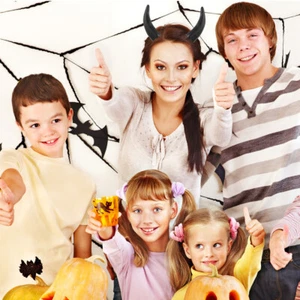 Cerchietto in corno finto corna di toro per costume Halloween accessorio fai da te - Foto 1 di 11