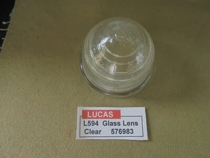 Lucas Vintage L594 Clear "Glass" Lens - Beehive Design - Bild 1 von 2