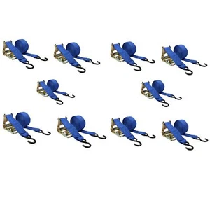 10 Anhänger PKW Bergeanhänger Ratsche Zurrgurt 750kg 30ftx50mm - Bild 1 von 1