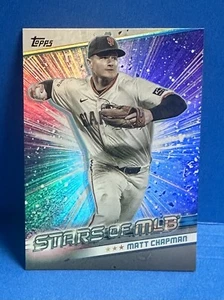 2024 Topps Update Chrome Stars of MLB Matt Chapman Giants #SMLB-62 - Picture 1 of 5