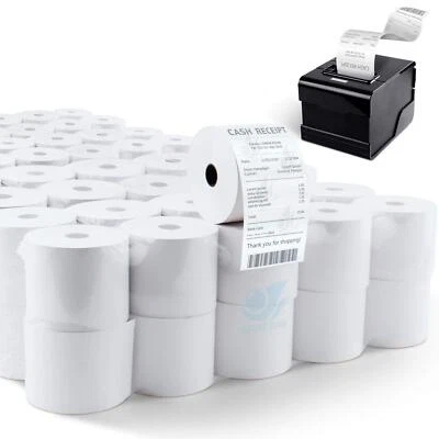 Azure Zone Thermal Paper 2-1/4 X 230ft 200 Rolls Fits Most POS Machines and C...