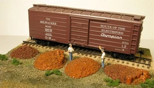 Monroe Models HO Maßstab Züge Landschaft 2107 Eisenbahn Krawattenplatte Pfähle Viererpack - Bild 1 von 1