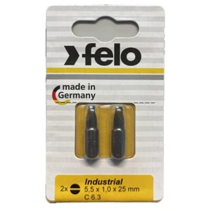 Felo - Industrie Bits Schlitz 25mm - 2-er Packs in Größen SL 5,5 - 8,0 wählbar - Bild 1 von 4
