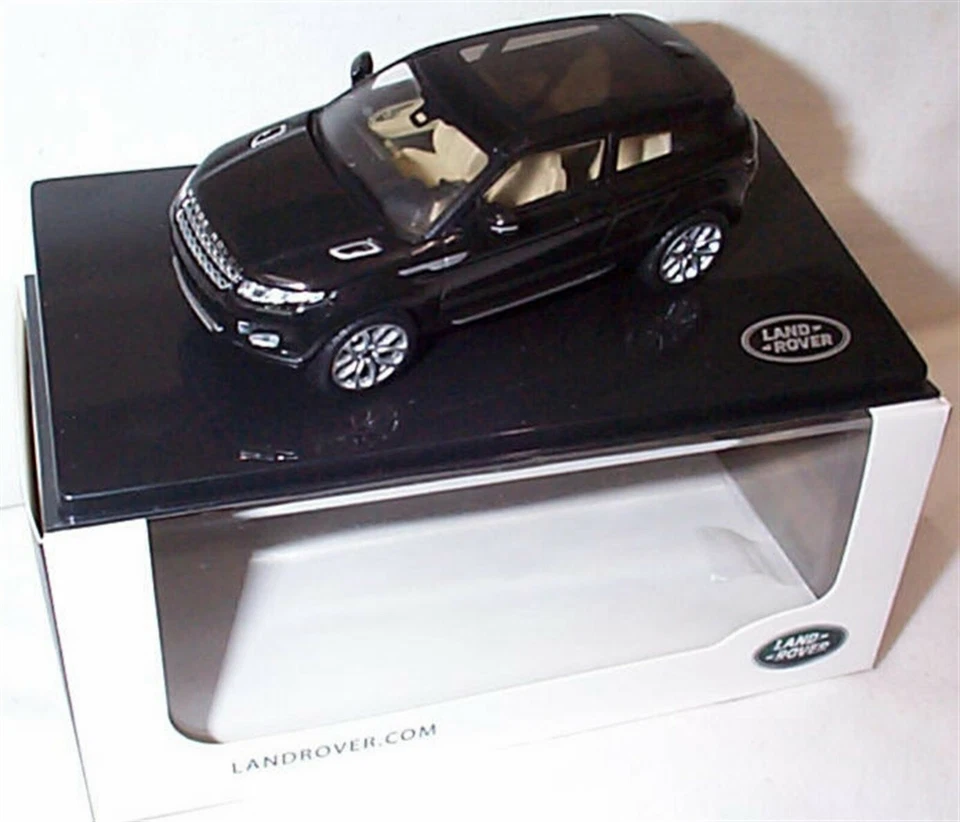 Range Rover Evoque 3 Door Santorini Black Dealer Model 1-43 Scale New in Case - Image 1 of 2
