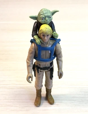 Vintage 1980 Star Wars Bespin Luke Skywalker + Yoda + Jedi training backpack Lot - Image 1 of 4