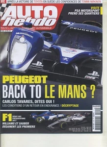 AUTO HEBDO Nr. 2102 22.02.2017 PSA MOTORSPORT FORMULA E BUESNOS AIRES GULF & WYER - Bild 1 von 1