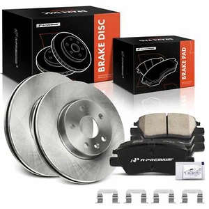 Rotores de freno de disco delanteros y pastillas de freno de cerámica para Chevy Cruze Volt 2016-19 Bolt EV - Imagen 1 de 10