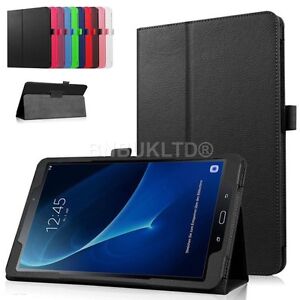 Leather Folio Case Stand Cover For Samsung Galaxy Tab A 10.1 (2016) T580 T585