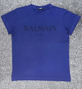Genuine Balmain Paris T-Shirt Kids Age 13-14yrs, ExcellentCond RRP£145 - Picture 1 of 13