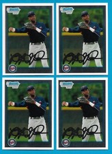 NIKO GOODRUM Lot of (4) 2010 Bowman Chrome Draft Rookie Cards RC #BDPP33