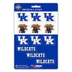 University Of Kentucky Wildcats - Set Of 12 Sticker Sheet - Picture 1 of 1