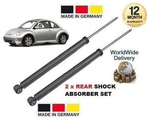 PARA VOLKSWAGEN VW NUEVO ESCARABAJO 1999--> 2 x JUEGO AMORTIGUADOR PUNTAL TRASERO AMORTIGUADOR - Imagen 1 de 1