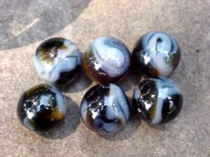 6  HTF 5/8"  HAND SELECTED JABO CLASSIC  MARBLES  $4.99   LOT WVS1 - Picture 1 of 1