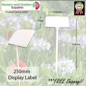 250mm Plastic Plant Tag / Display Label - gardens, plants, flowers, etc - Bild 1 von 8