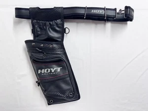 Hoyt Range Time Bogenschießen Feldköcher - Rechtshänder - schwarz - mit Gürtel - Bild 1 von 7