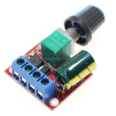 4.5V~35V 5V 6V 12V 24V 5A Mini PWM DC Motor Speed Controller Switch LED Dimmer - Bild 1 von 4
