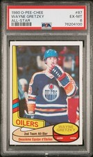 1980-81 O-Pee-Chee - #87 Wayne Gretzky All-Star PSA 6