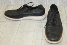 Cole Haan 2.ZEROGRAND Plain Toe Leather Oxfords, Men's Size 9M, Black