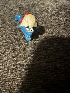 Smurfs 20025 Swimmer Smurf Swimming Pool Vtg Figure Schleich Peyo PVC Figurine - Picture 1 of 3