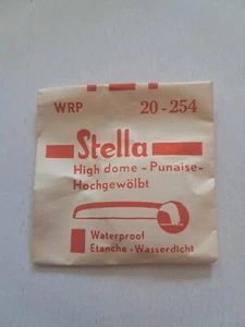 Uhrglas Armbanduhrglas STELLA WRP High Dome Hochgewölbt Wasserdicht ver. Größen - Bild 1 von 1