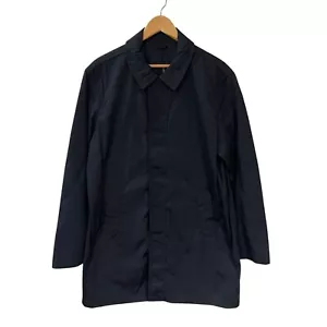 Michael Kors Byron dunkelblau Doppelreißverschluss Regenmantel Jacke Herren Größe Large neu mit Etikett - Bild 1 von 12
