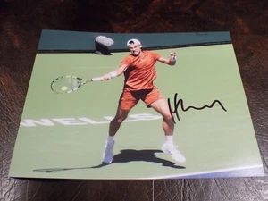 HOLGER RUNE AUTOGRAMMIERTES TENNIS 8X10 FOTO MIT COA - Bild 1 von 1